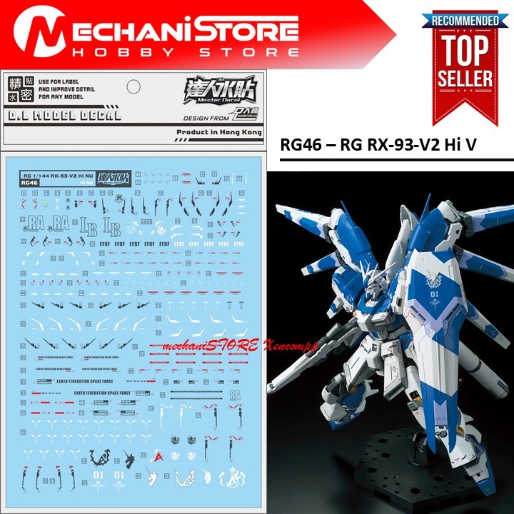 Water Decal RG46 - RG RX-93-V2 Hi V by DL MODEL