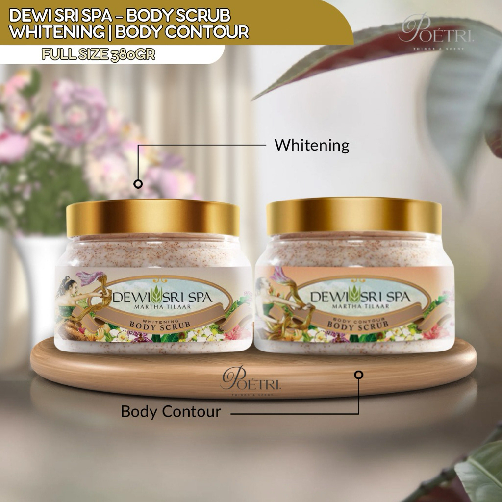 [MARTHA TILAAR] DEWI SRI SPA - Body Scrub (Whitening & Body Contour) 380gr