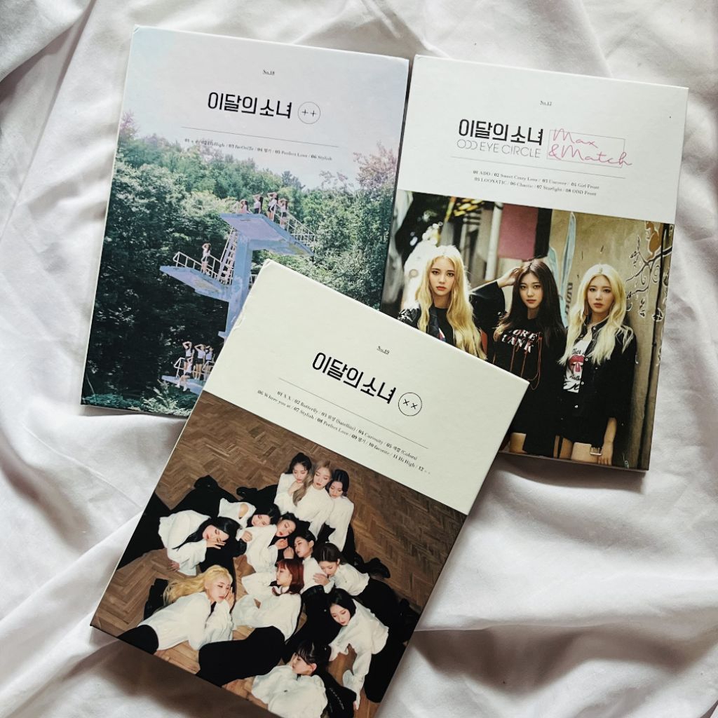 [OFFER/SUPER RARE] out of print loona album set odd eye circle / oec max&match ++ xx hi high butterf
