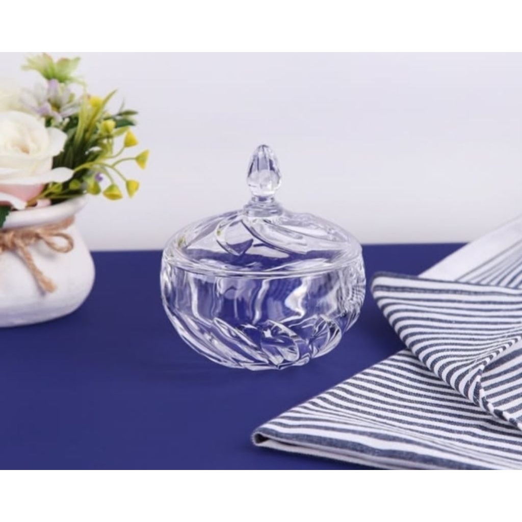 Candy pot kaca Tempat permen kue kering Capodimonte