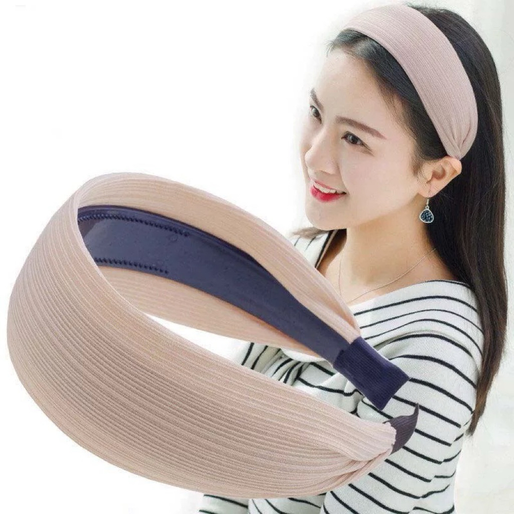 SHARON - BANDO GARIS-GARIS / BANDO LEBAR BAHAN KAIN / BANDO KOREA