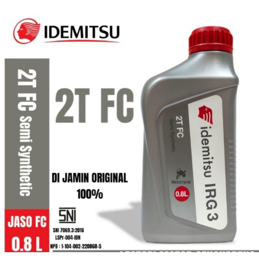 Oli Samping 2T Idemitsu Racing 2 Tak Semi Synthetic 700mlOLI SAMPING IDEMITSU 2T RXKING NINJA R SATR