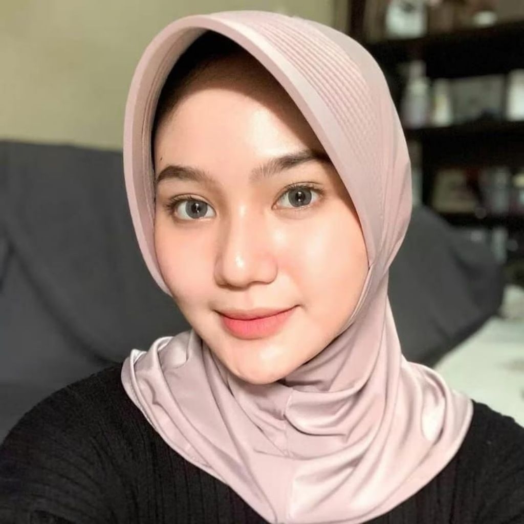 Hijab Sport Pet Tebal / Hijab Sporty Instan Olahraga Sapndek Bergo Voli Size S