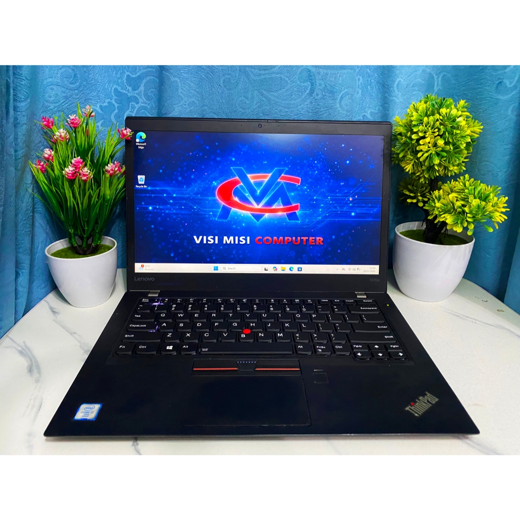 Laptop Laptop Lenovo Thinkpad T470S Second | Intel I7-6600U | RAM 8GB DDR4 | SSD 256GB | Siap Pakai