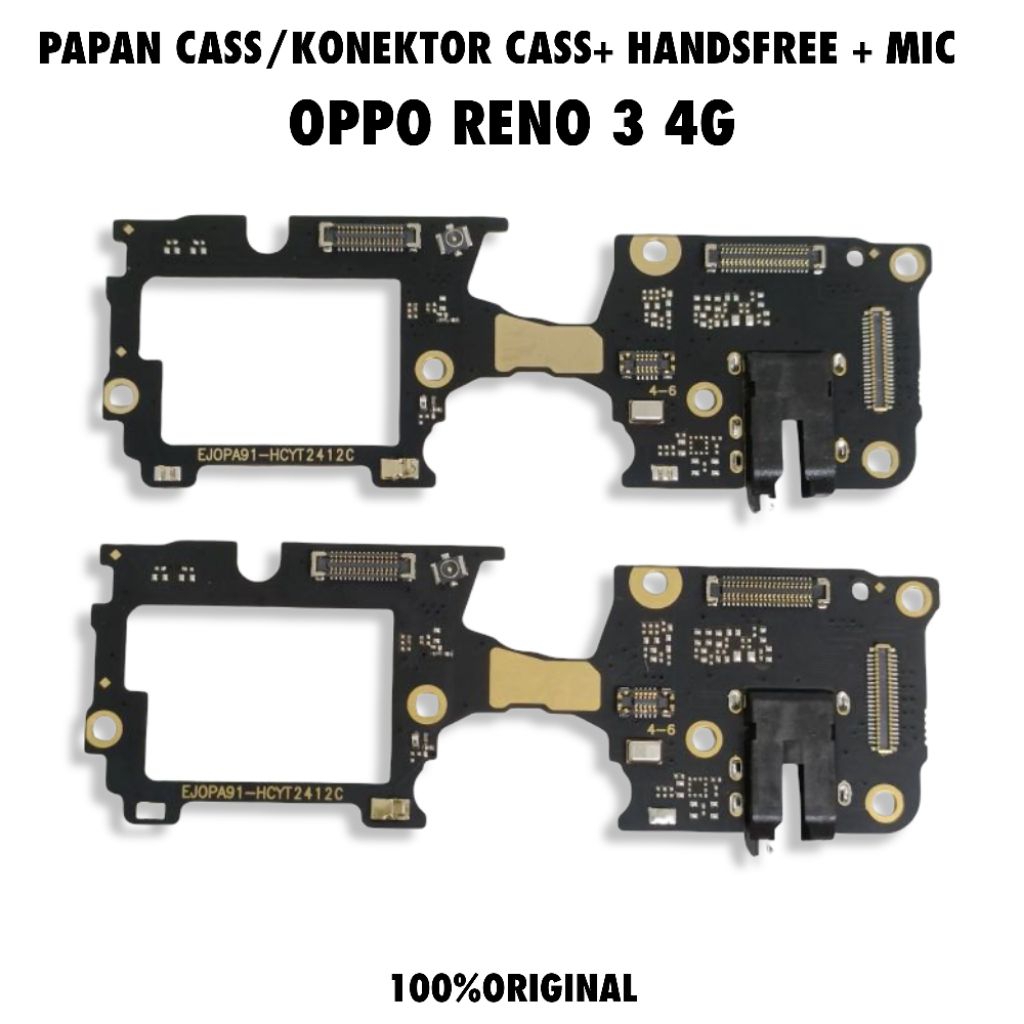 Papan Cass hp Oppo Reno 3 4G full komponen Original