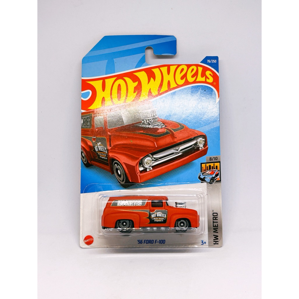 Hot Wheels 56 Ford Mooneyes Red