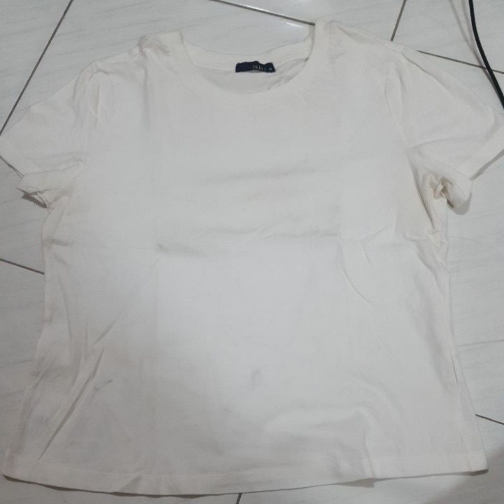 baju atasan putih cewek perempuan preloved warna putih