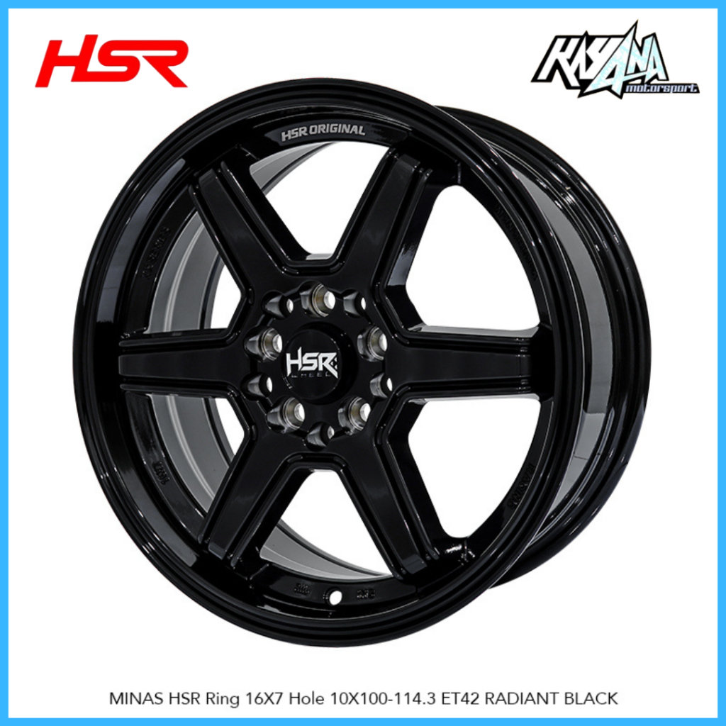 Velg Racing TE37 R16 HSR MINAS Pelek Mobil Variasi Xpander Innova Rush Terios New Xenia Sienta