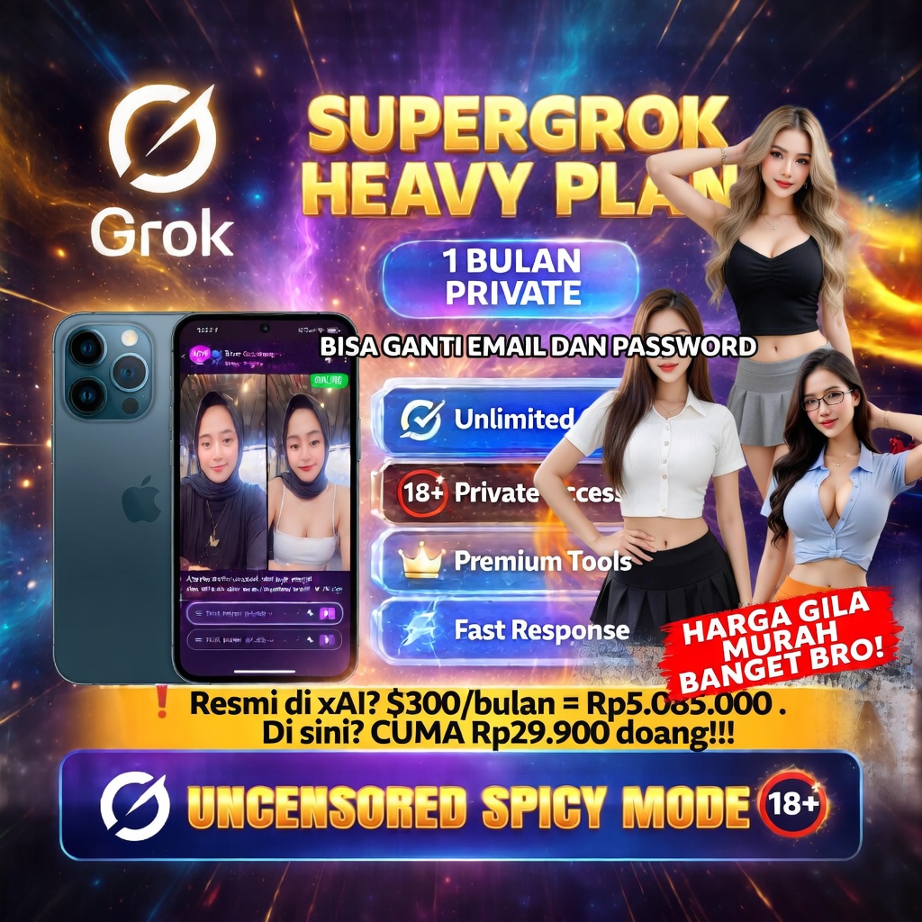 Grok Heavy Private | Super Grok Heavy Privat 1 Bulan | Akun Grok 4 Heavy Fresh | Private Instant Cha