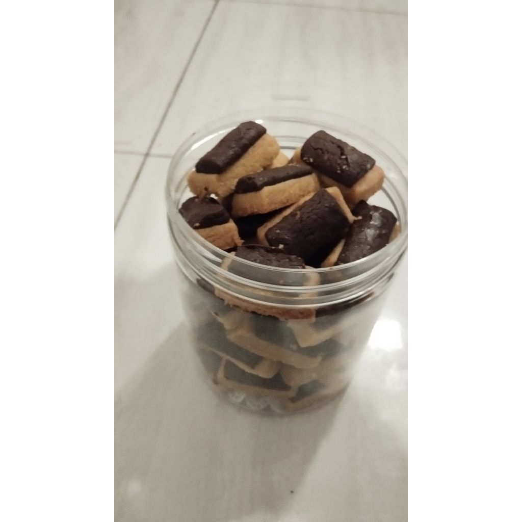 Kue Kering Stik Coklat, Toples 600mili