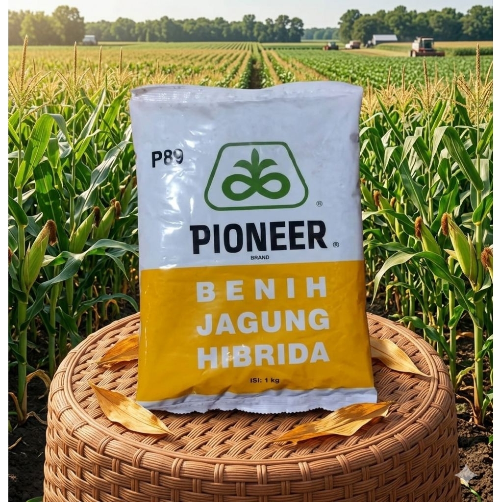BENIH JAGUNG HIBRIDA PIONEER P89 KEMASAN 1KG ORIGINAL
