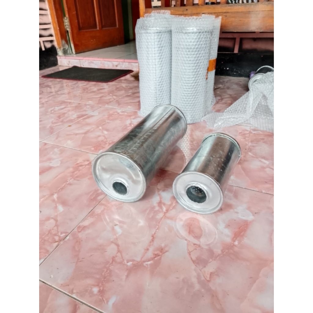 tabung standar knalpot depan belakang mobil jimny, katana, siera, ertiga, timor, hilux