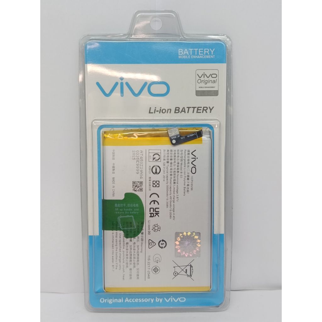 BATRE BATERAI BATRY HADPONE HP VIVO Y21/ 2021 VIVO Y21A B-S3 ORIGINAL