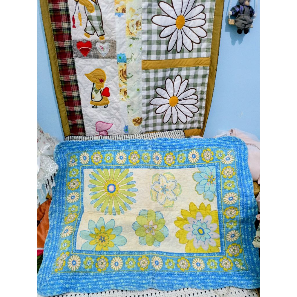 Sarban Quilting Bunga Biru