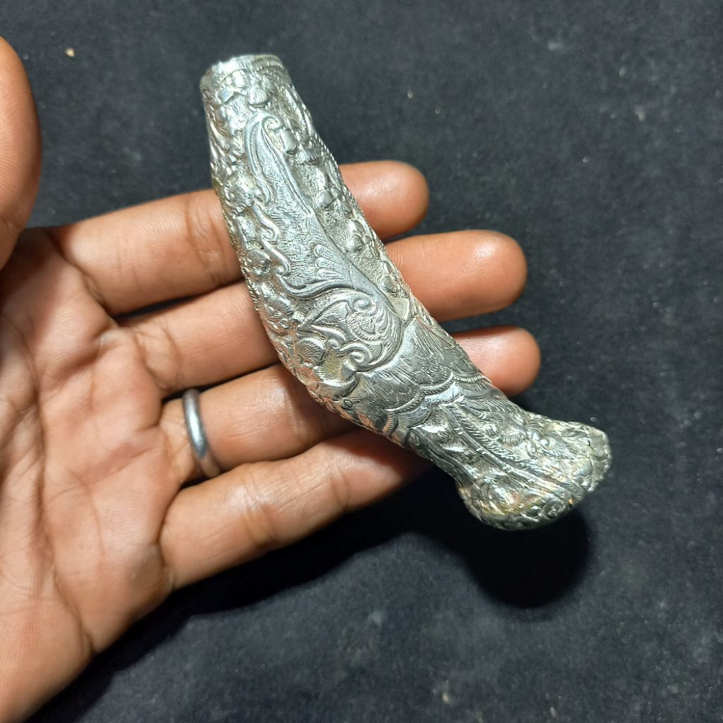 gagang pusaka perak kuno