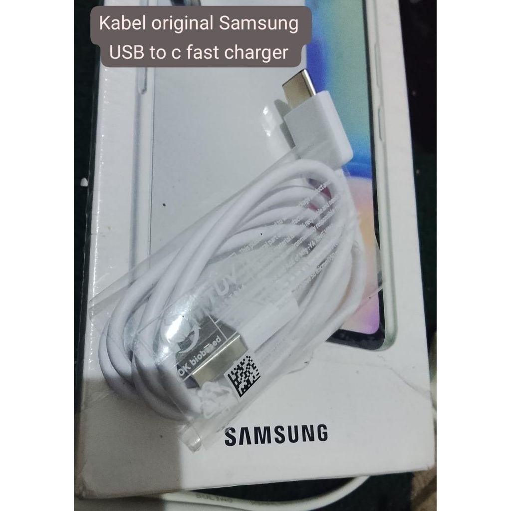 Kabel original Samsung Type C asli original fast charger