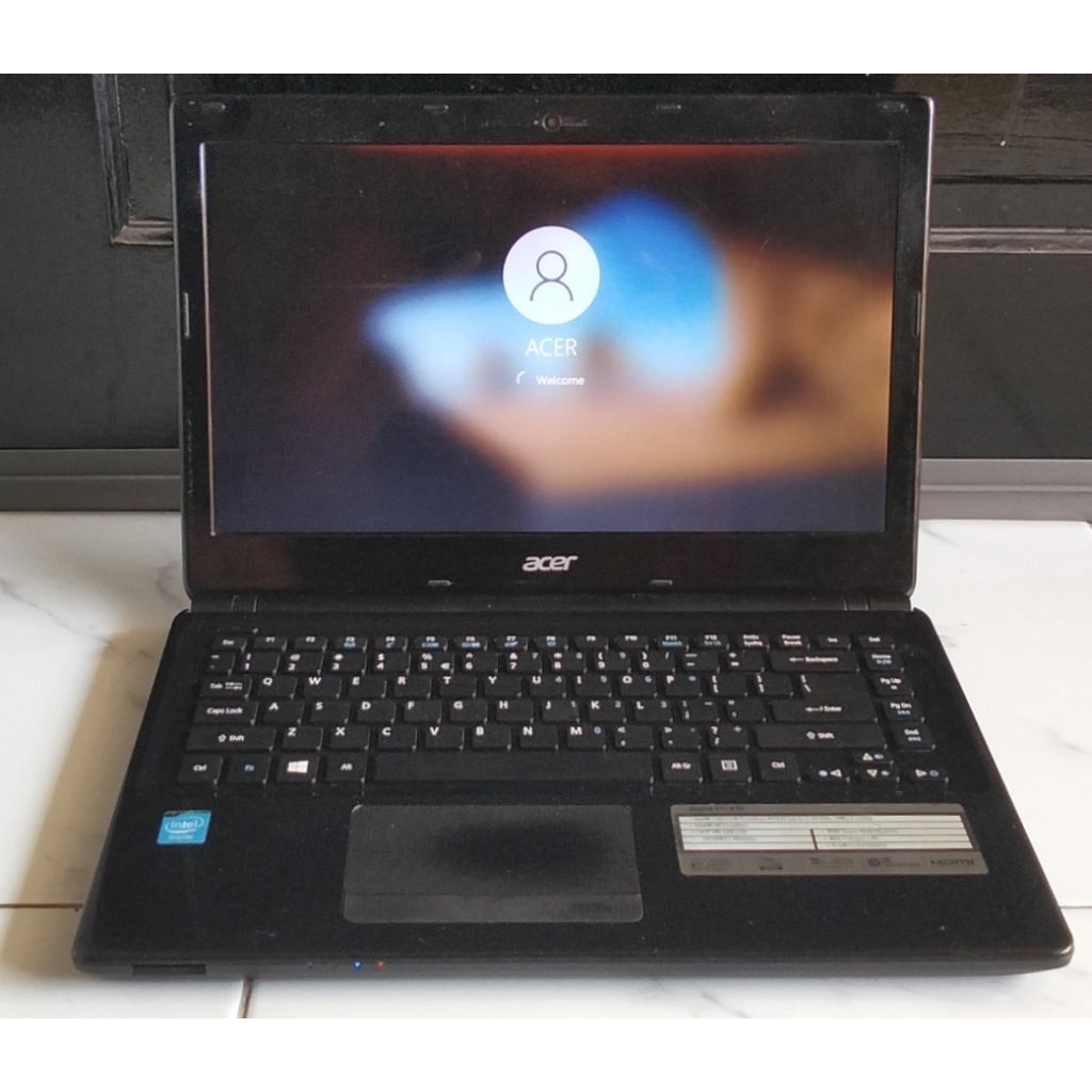 Laptop Acer E1 410 - Ram 4GB