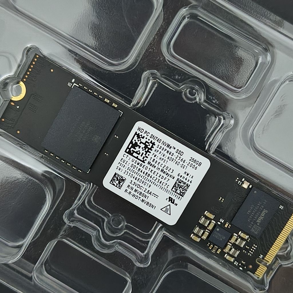 NVME 256GB GEN4 x4 WD740 Baru - Health 100% 0days 7Hours