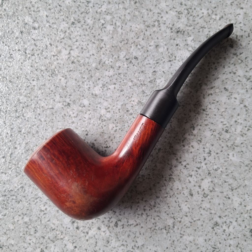 Jeanet 1371 F9MM Briar Estate Pipa Cangklong Kayu Antik