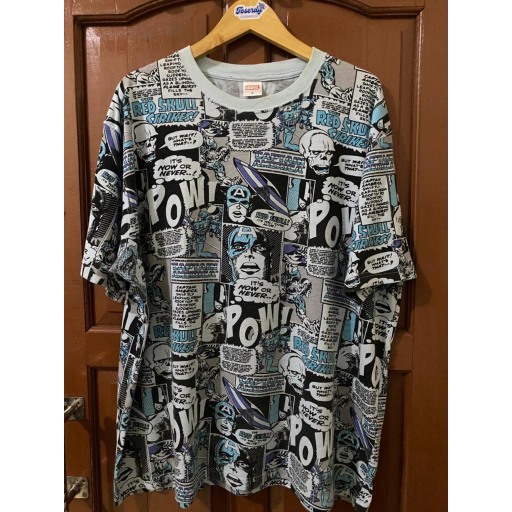 Kaos Marvel Full Print