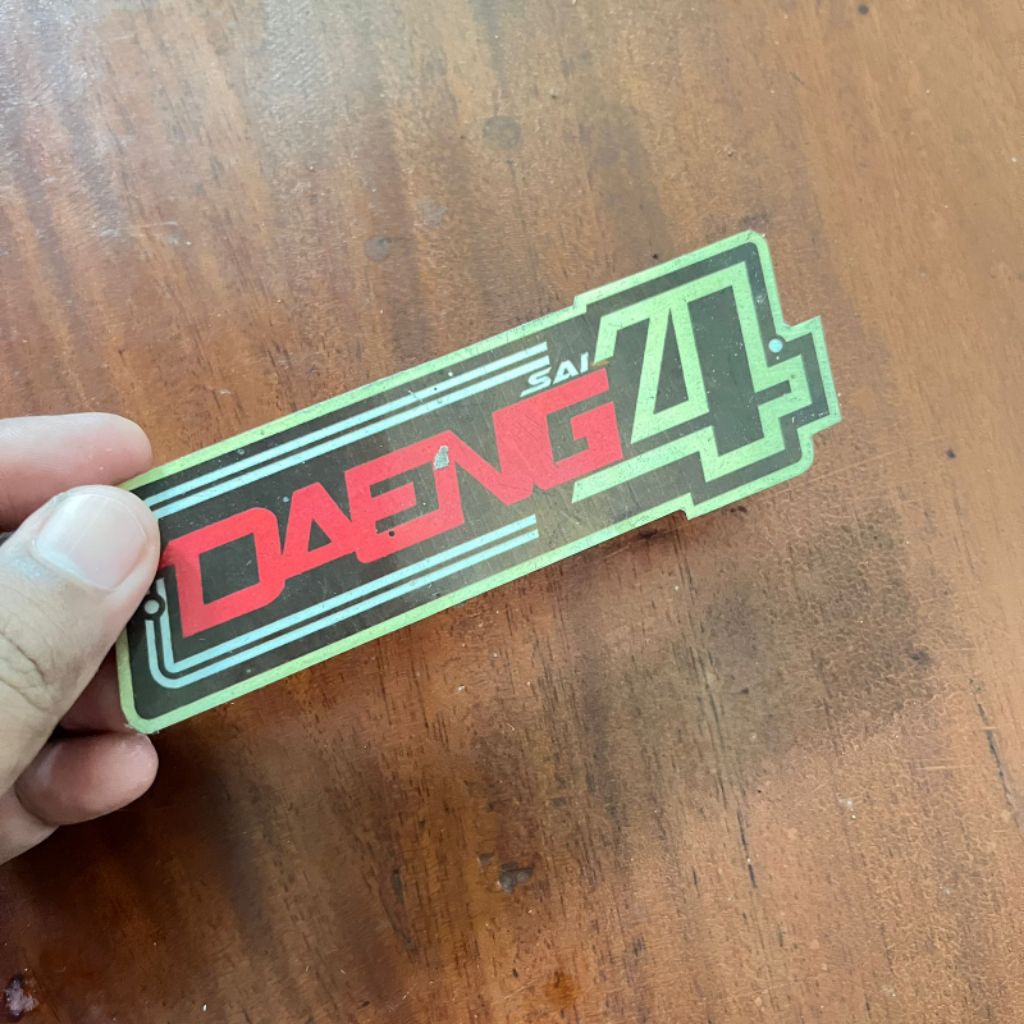 emblem knalpot merk daeng4 murah
