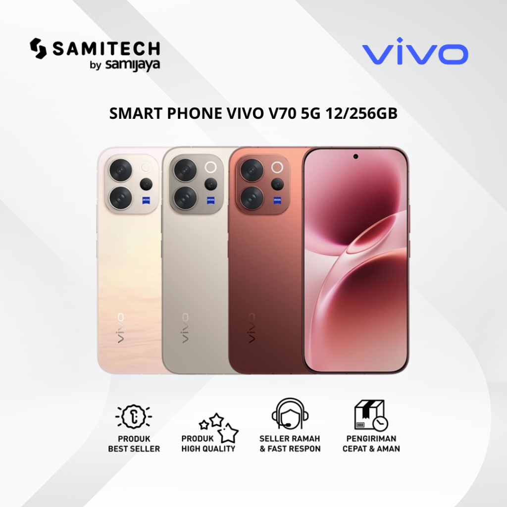 [NEW] HP VIVO V70 5G 12/256GB RAM 12GB KAPASITAS 256GB TERBARU
