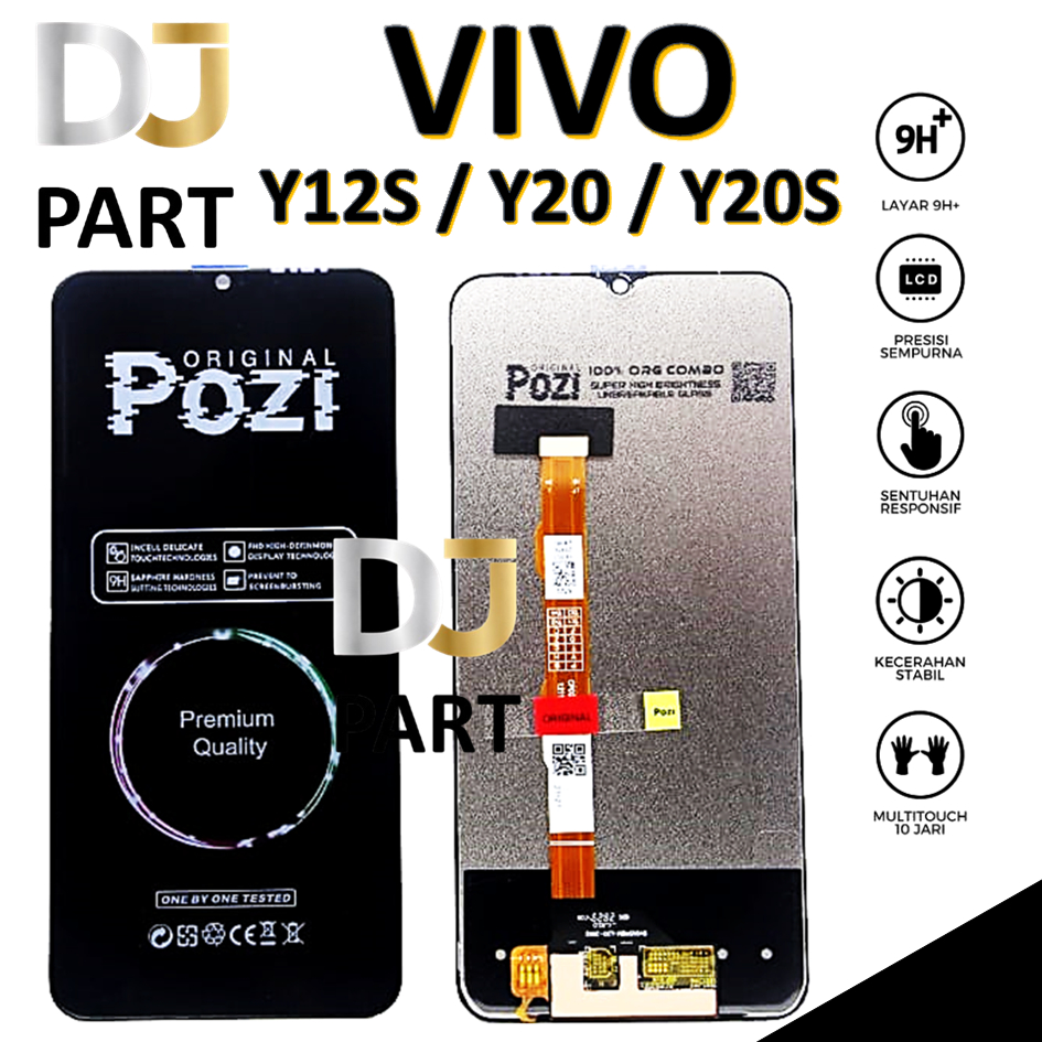 LCD TOUCHSCREEN VIVO  Y12S / Y20 / Y20S  ORIGINAL 100%