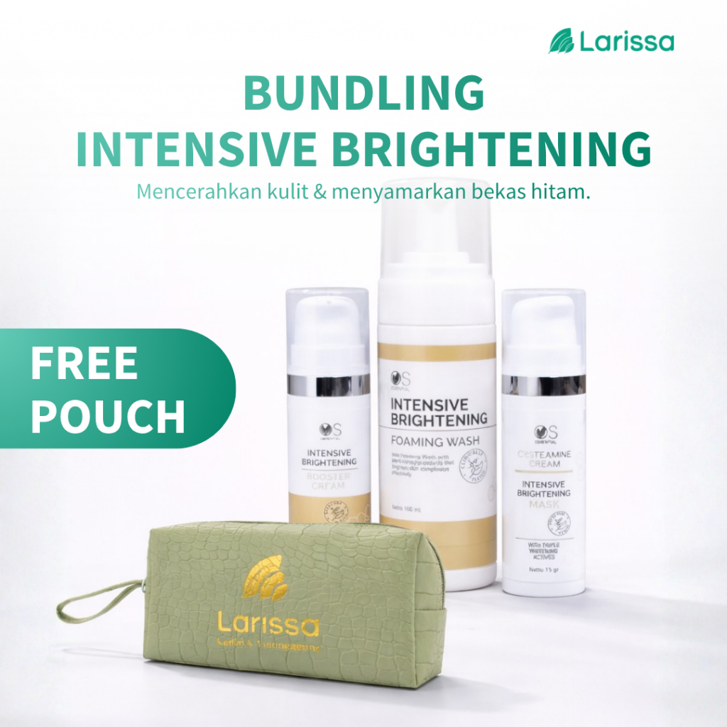 INTENSIVE BRIGHTENING Series Larissa - Paket Bundling Skincare Larissa Untuk Mencerahkan Wajah