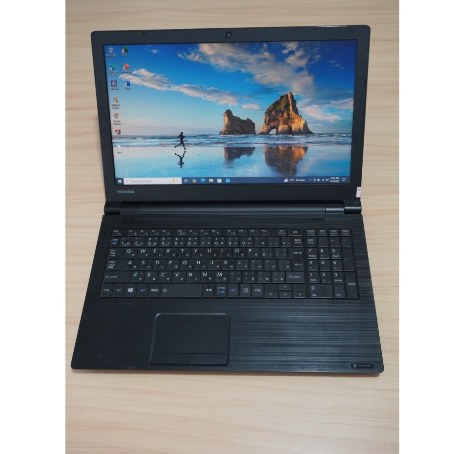 Toshiba Dynabook B65 Core i5 Gen 7 RAM 8GB SSD 256GB 15 Inch Siap Pakai Bergaransi