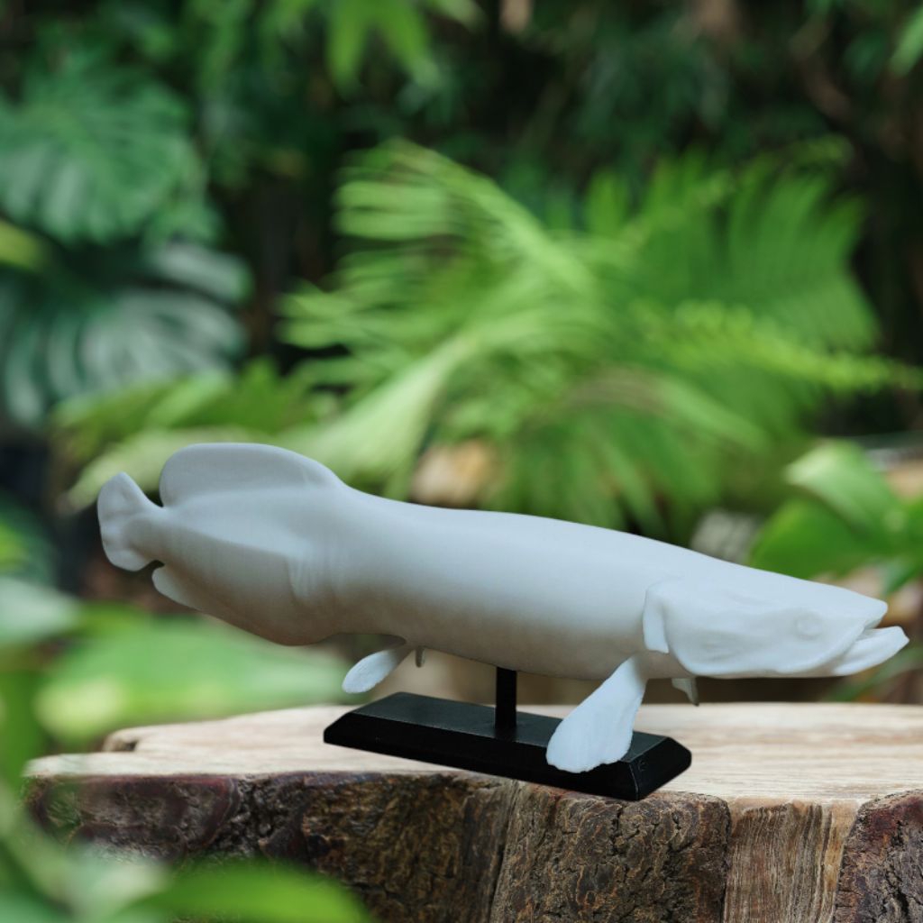 Dekorasi Ikan Arapaima Realistis – Miniatur 3D Print Premium Unik