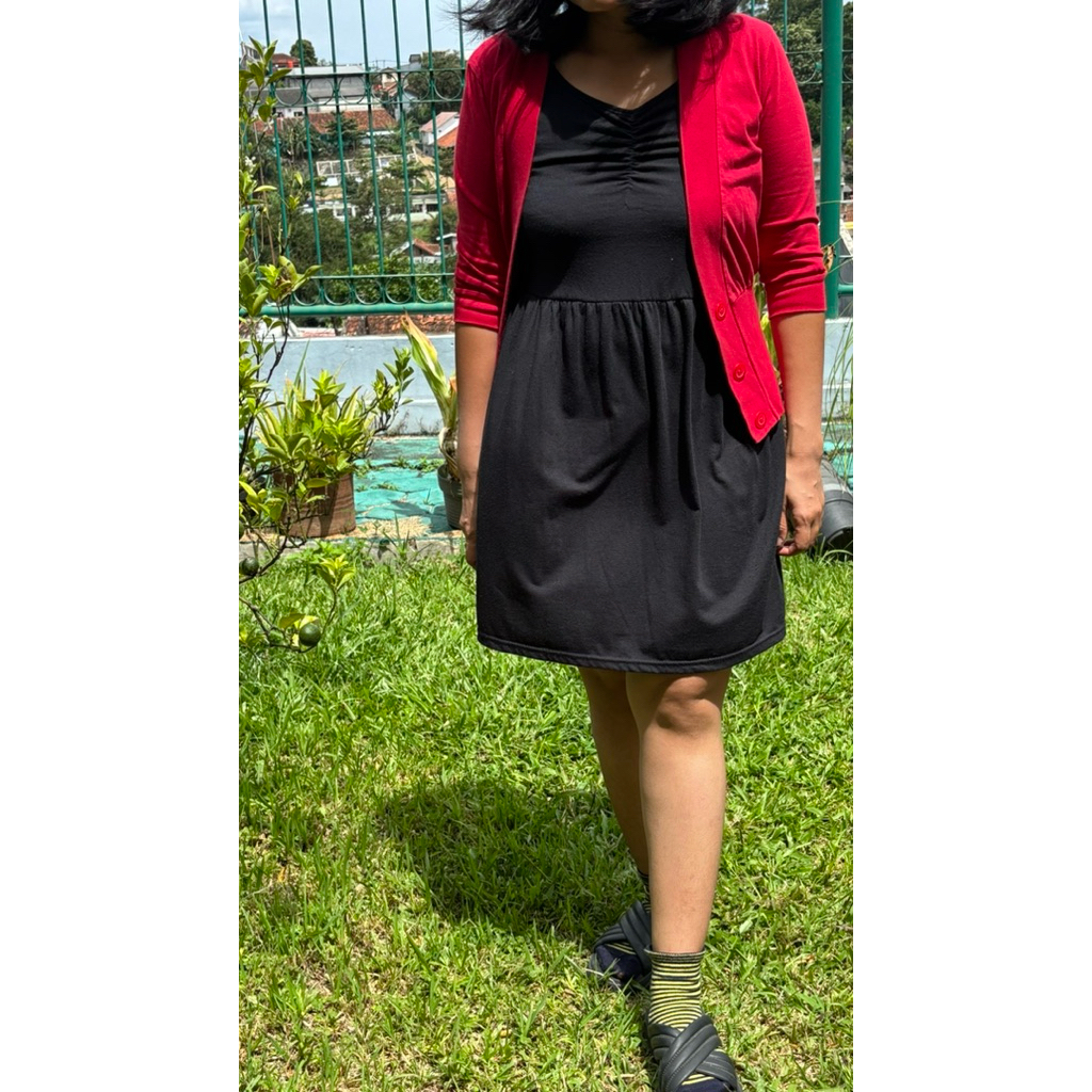 Blazer dan Midi Dress