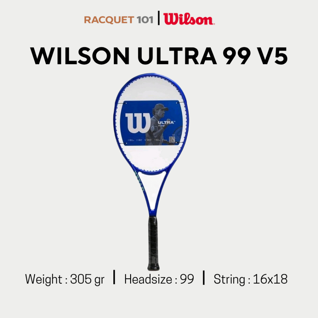 Raket Tenis Wilson Ultra 99 Series By Racquet101 - WILSON ULTA 99 V5