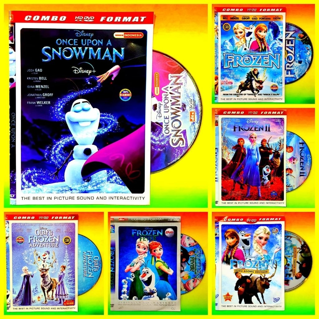 KASET DVD DISNEY FROZEN-KASET DVD ANAK ANAK KARTUNN TERBARU