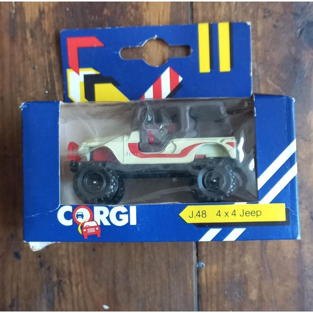 corgi j.48 4x4 4×4 jeep cj6 cj-6 hardtop diecast 1/64 (t)