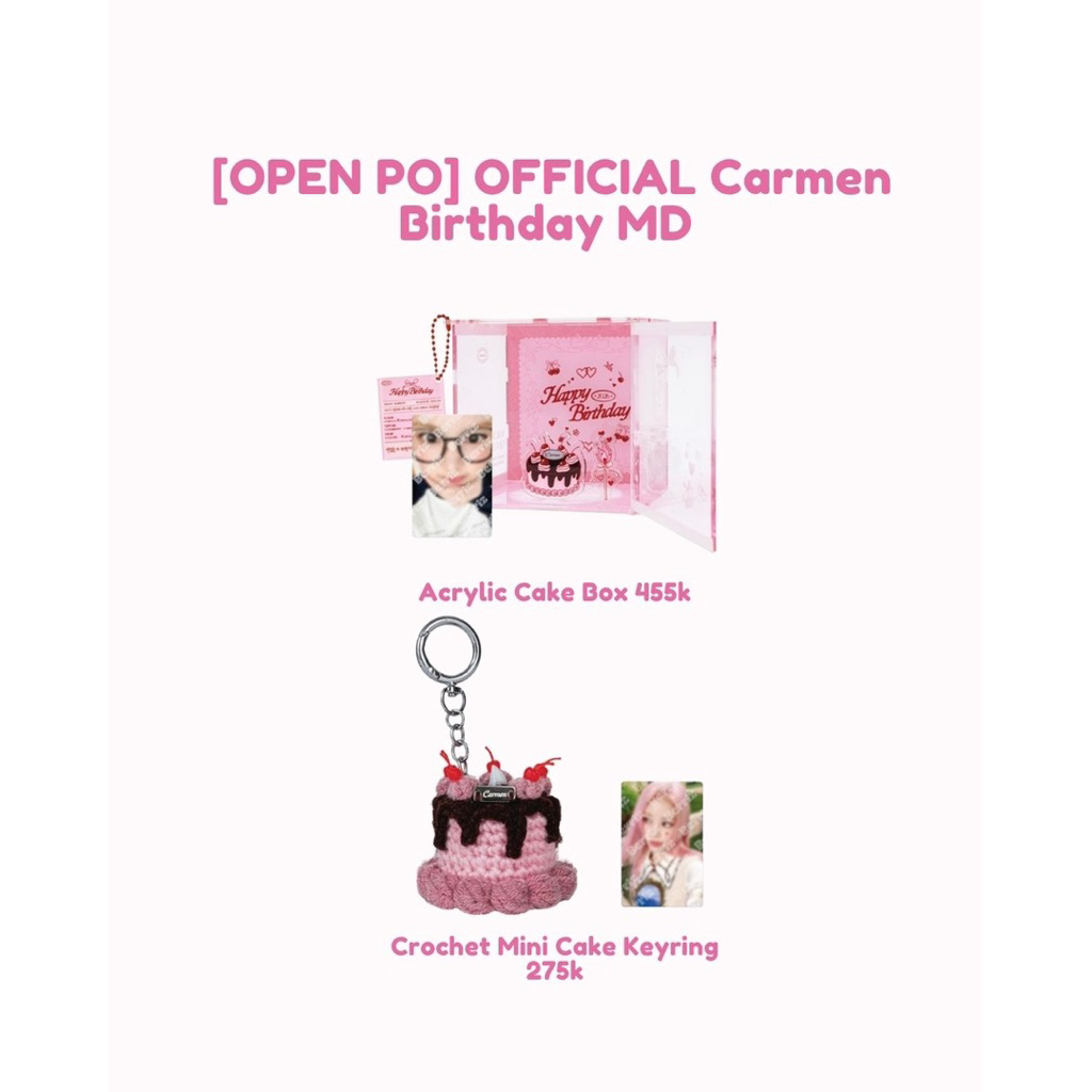 Official CARMEN HEARTS2HEARTS ARTIST BIRTHDAY MD