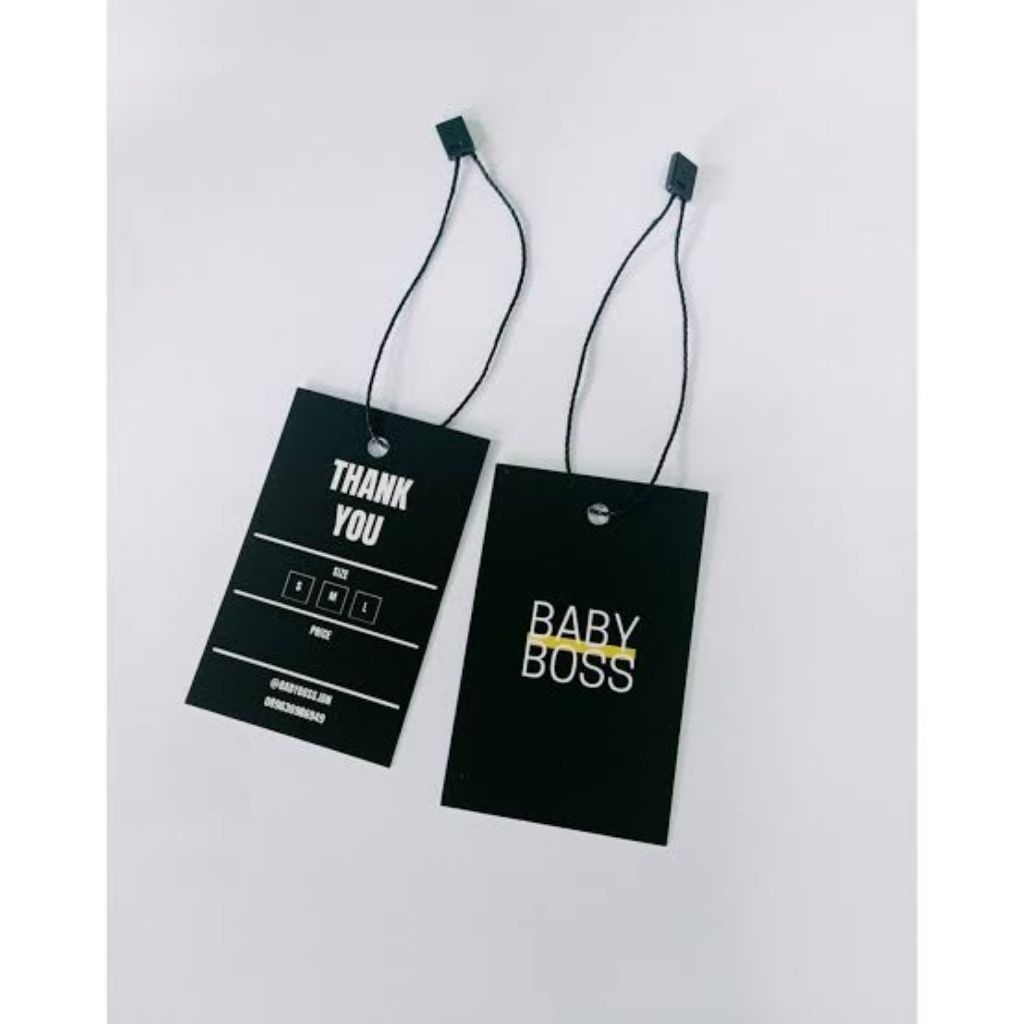 hantag merk label celana wanita jeans denim