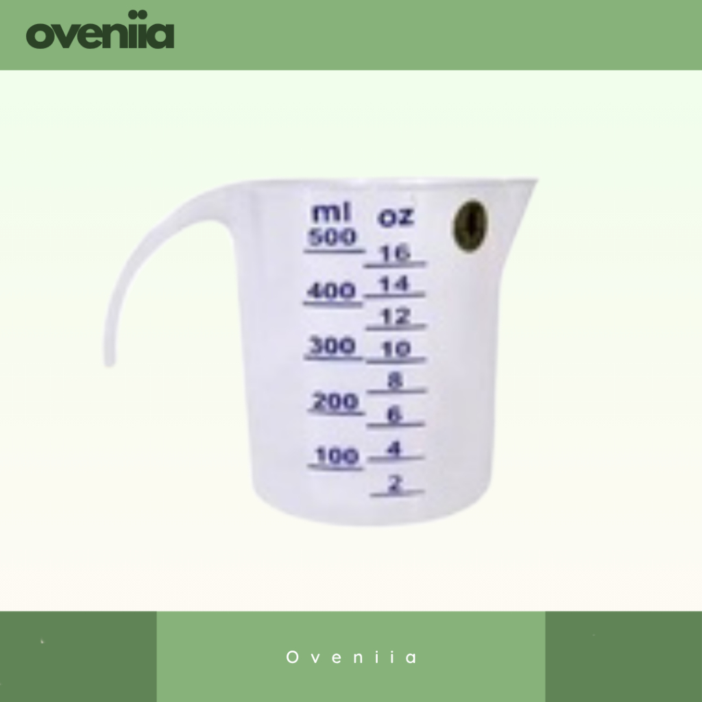 Gelas Takar 500ml / Gelas Takar Air / Gelas Takar - Oveniia