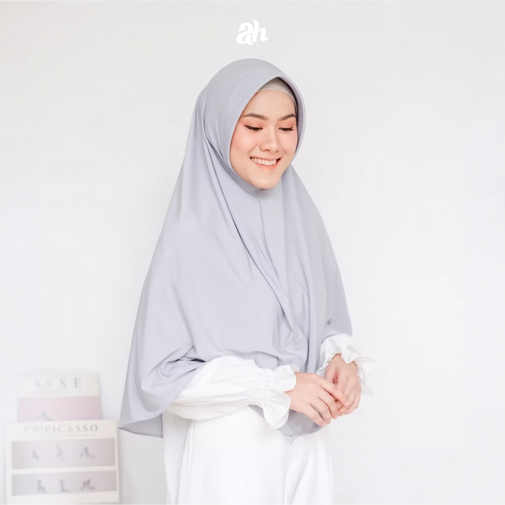 Adreena - Hijab Instan Bergo Daily HAMIDAH Jersey Permium Size XL