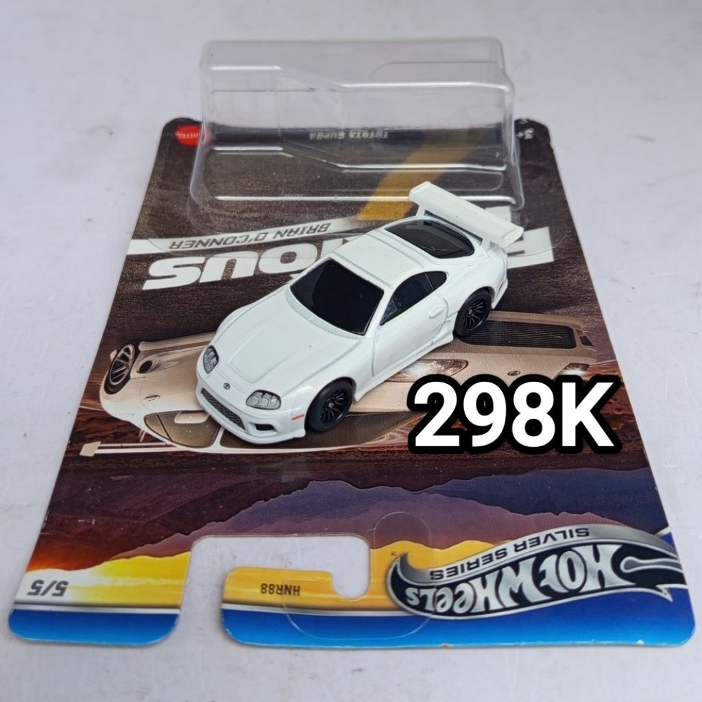 Hot Wheels HW FF Fast and Furious Brian O Connor Toyota Supra Putih Loose Swap Ban Karet