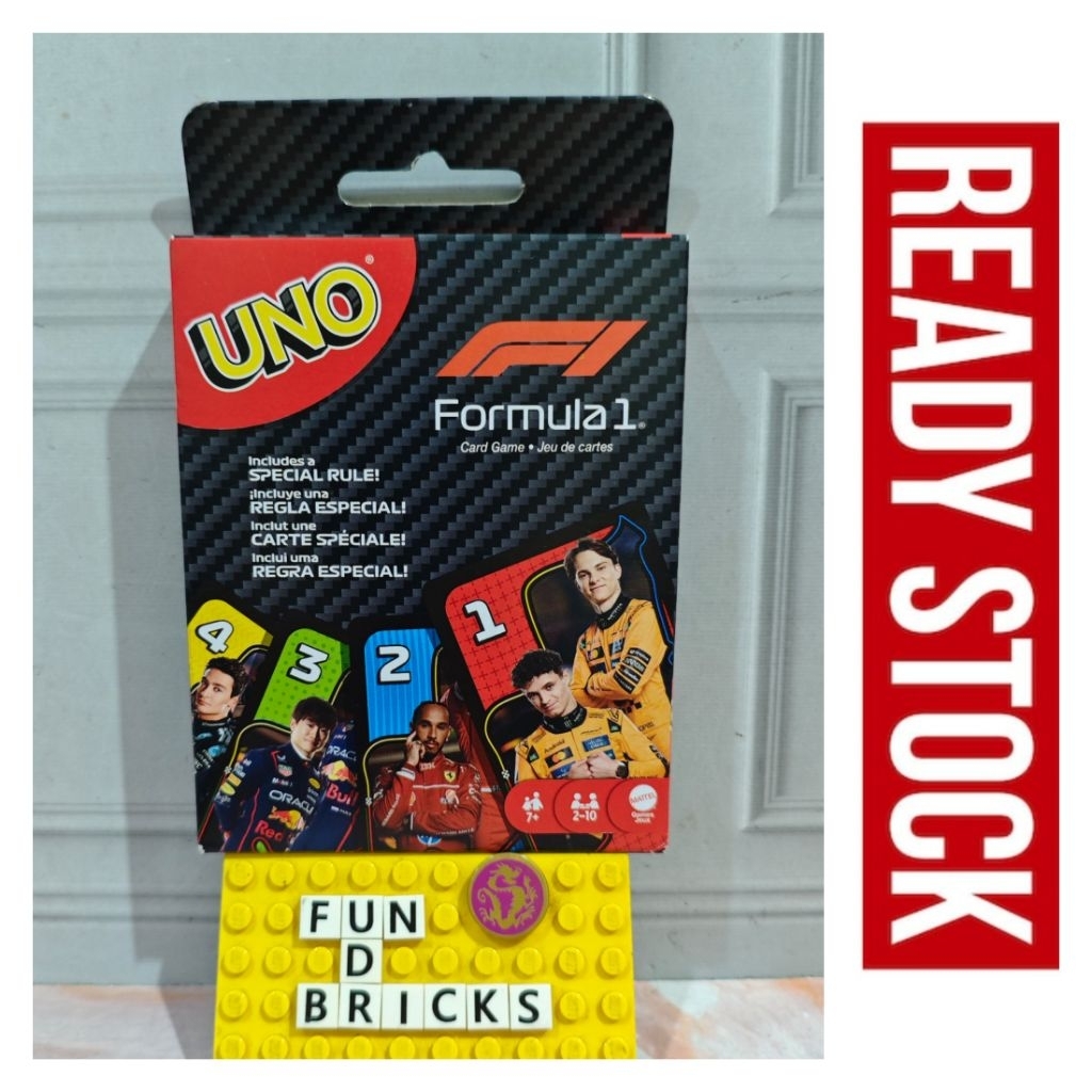 UNO Formula 1 Edition Card Game Permainan Kartu
