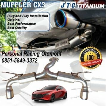 JTC Titanium Muffler Super Sport Titanium Mazda 3 BP 19+