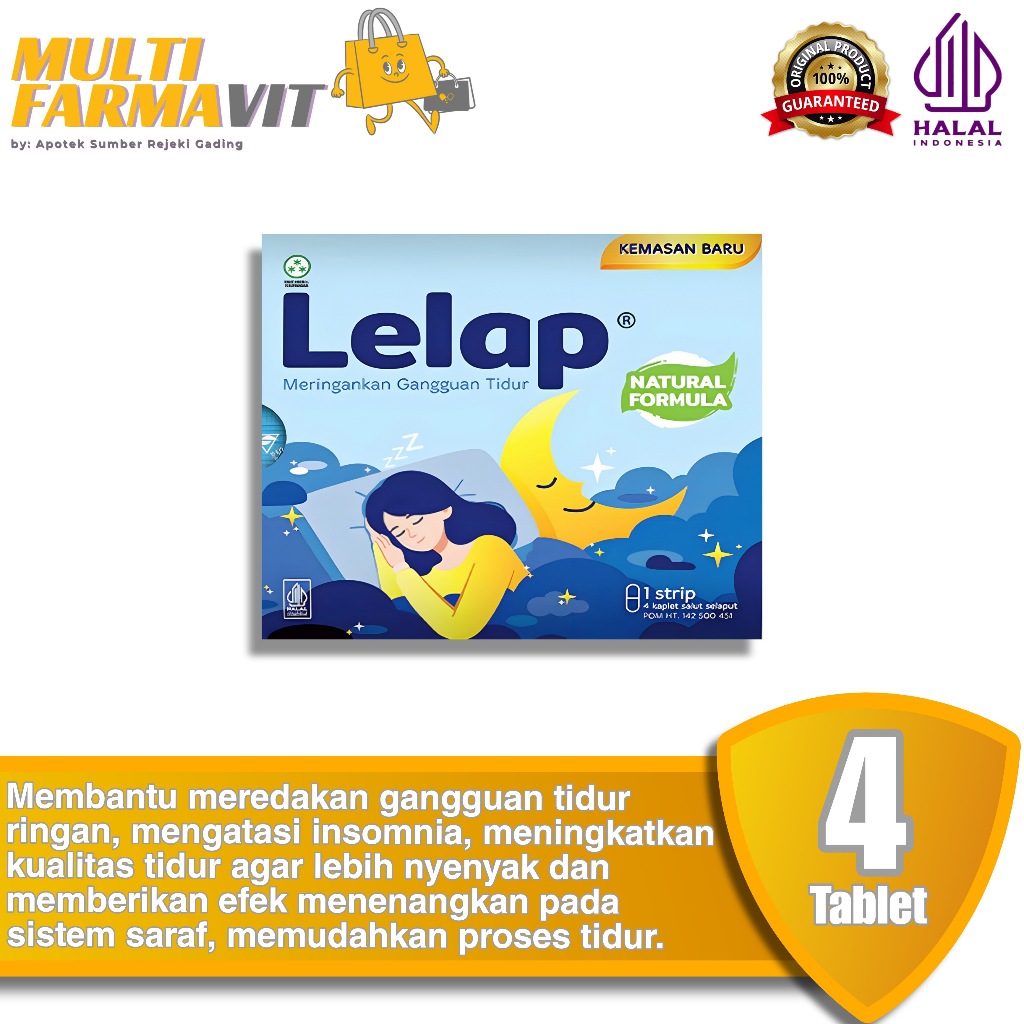 Lelap - Strip 4 Tablet