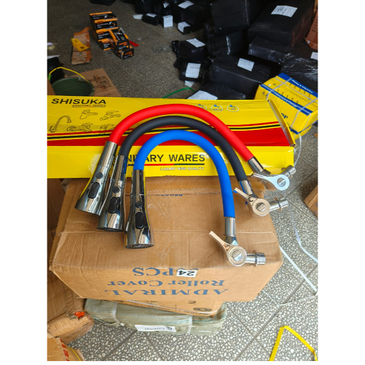 SHISUKA KRAN ANGSA FLEKSIBEL WARNA KARET TROMPET / Kran Angsa dapur warna