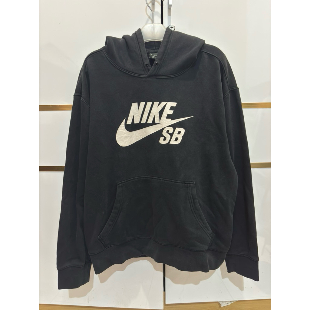 Jaket hoodie Nike SB big logo black