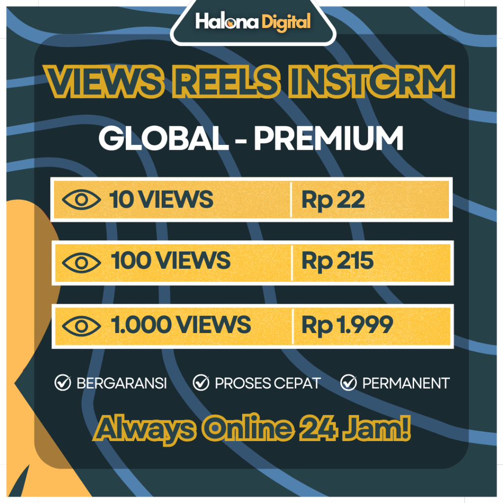 Viewers Reels IG View Video Reel Instagram Real Aktif - HIGH QUALITY