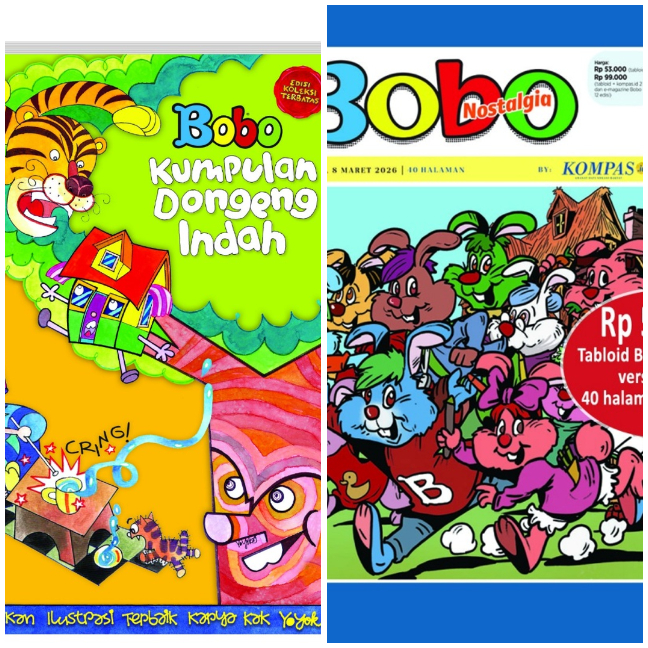 BOBO Kumpulan Dongeng Indah / BOBO 5 Edisi Pertama 1973