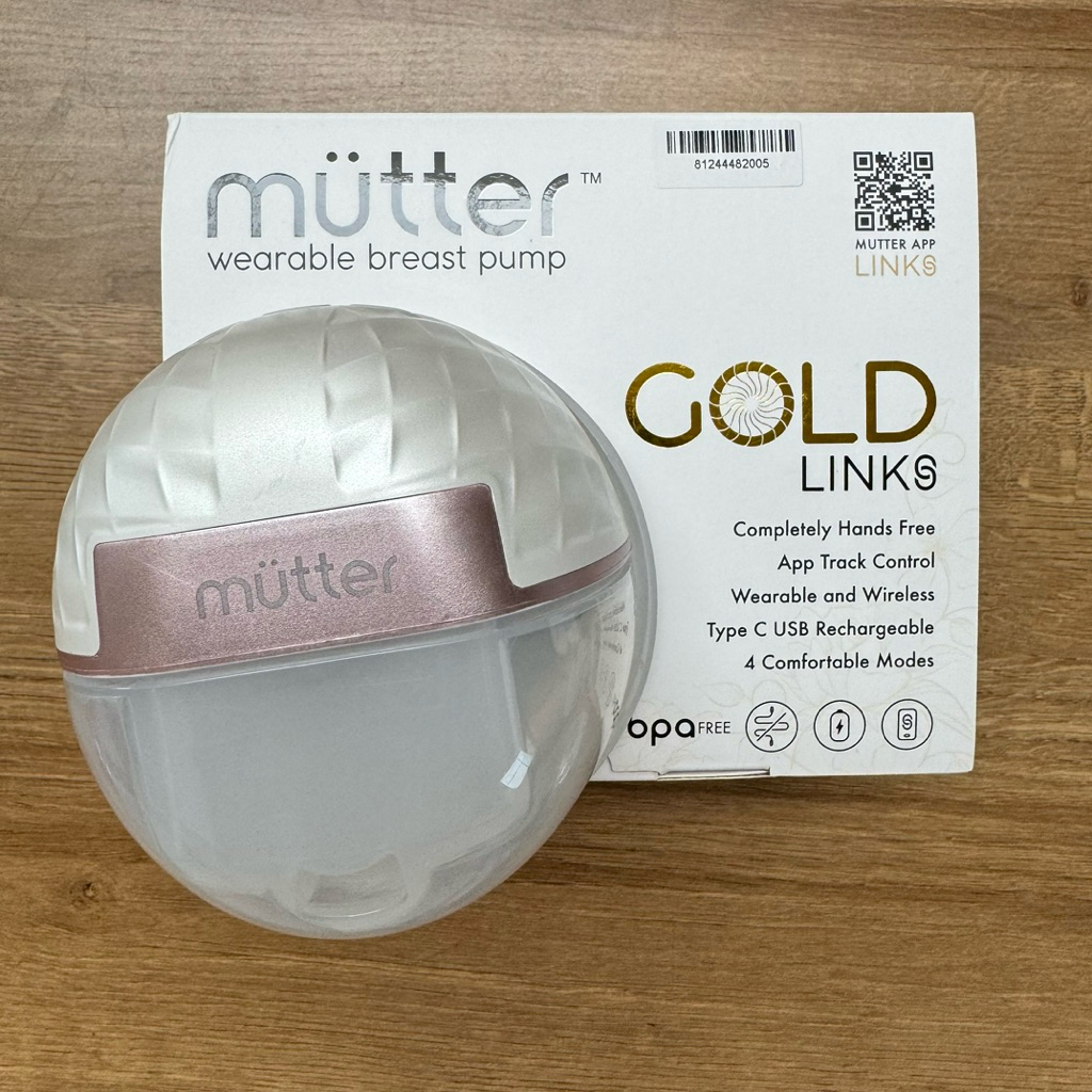 Preloved Pompa Asi Handsfree Mutter Gold Links