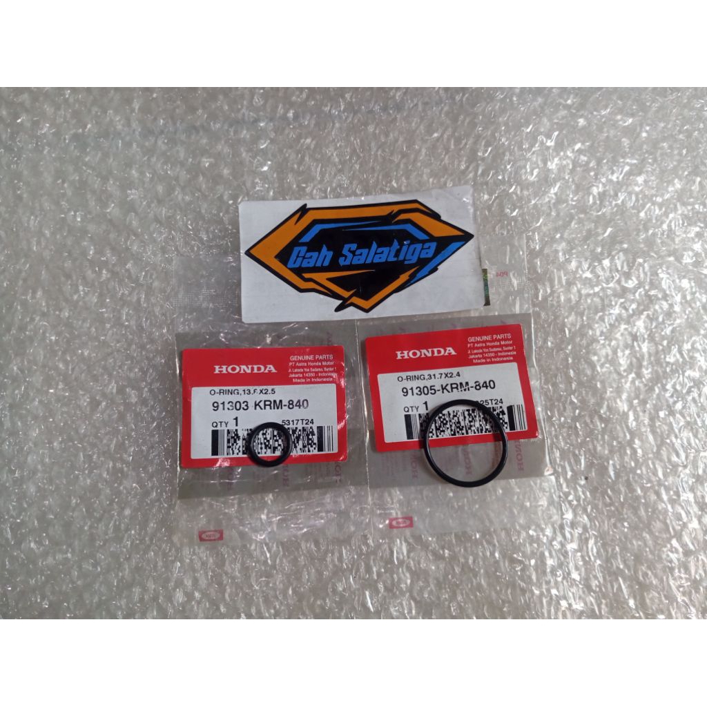 Oring tutup baut blok magnet besar kecil CRF Verza Megapro New  original