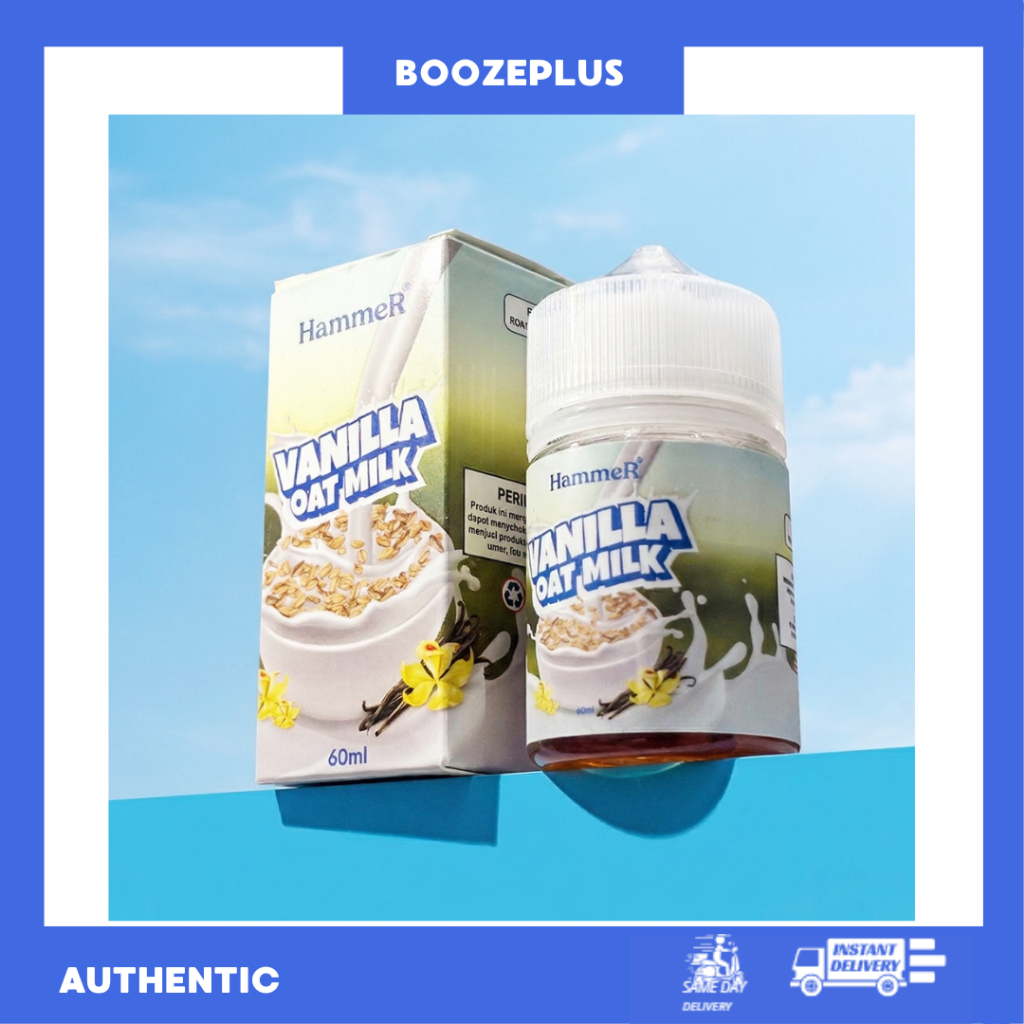 NEW HAMMER VANILLA OAT MILK FREEBASE 60ML 100% AUTHENTIC NEW FLAVOUR
