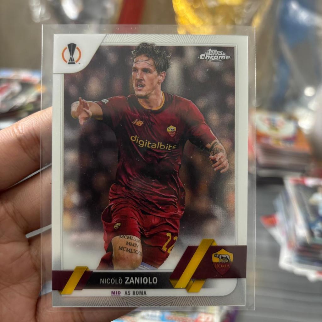 Kartu Bola Zaniolo As Roma Topps Original